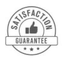 Satisfaction guaranteed badge.